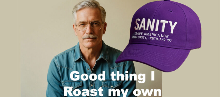 Good thing I roast my own coffee beans.