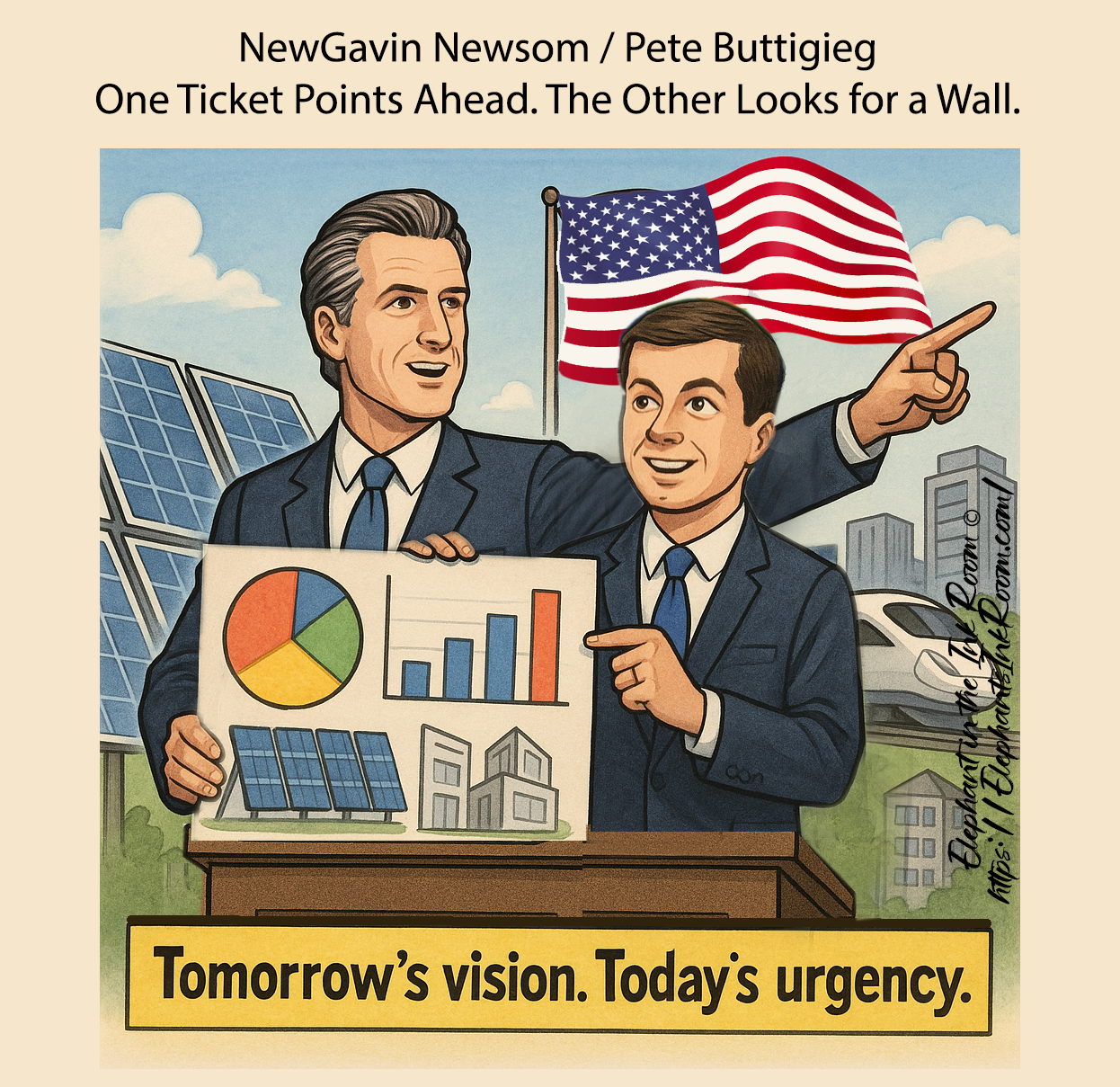 Newsom buttigieg01