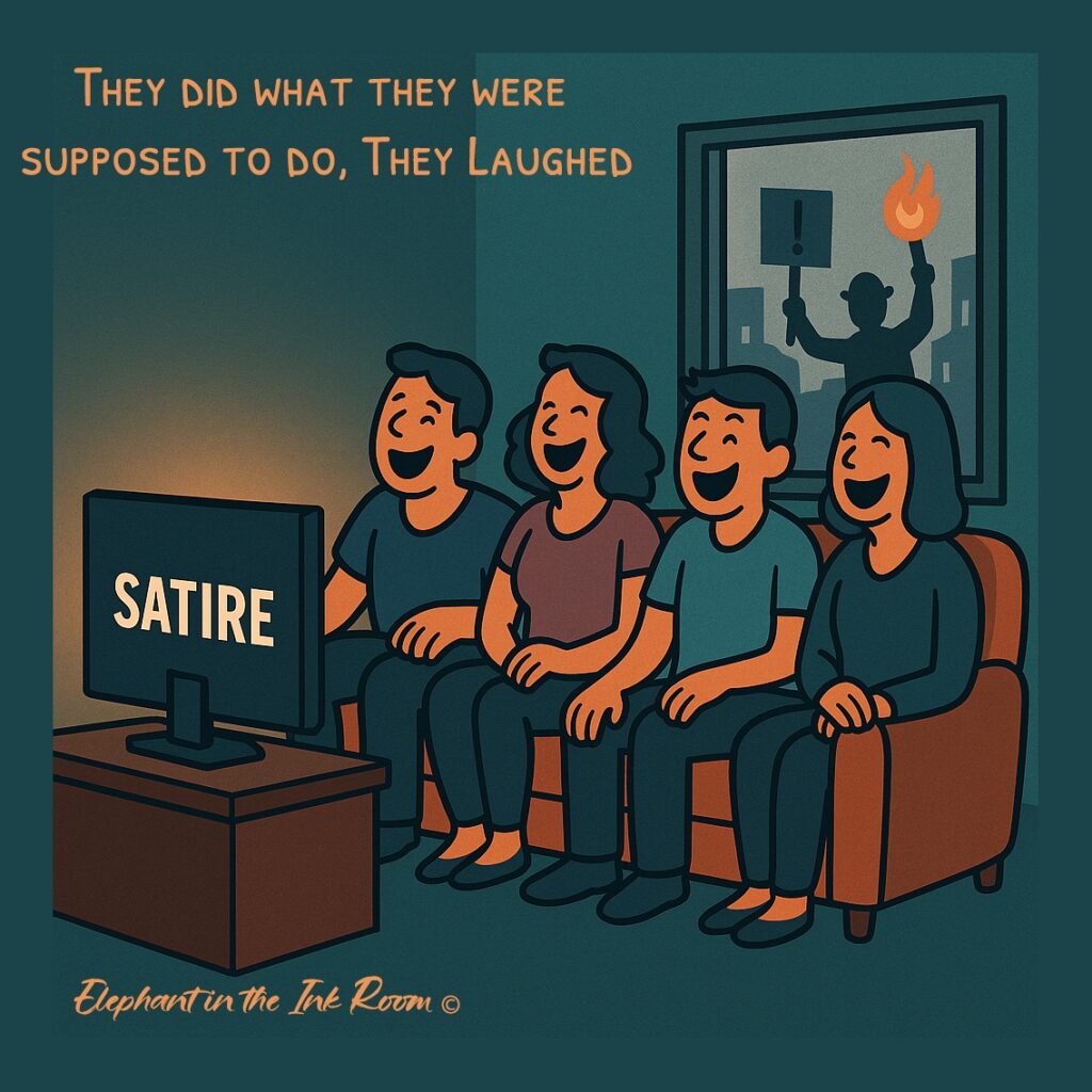 They laughed
