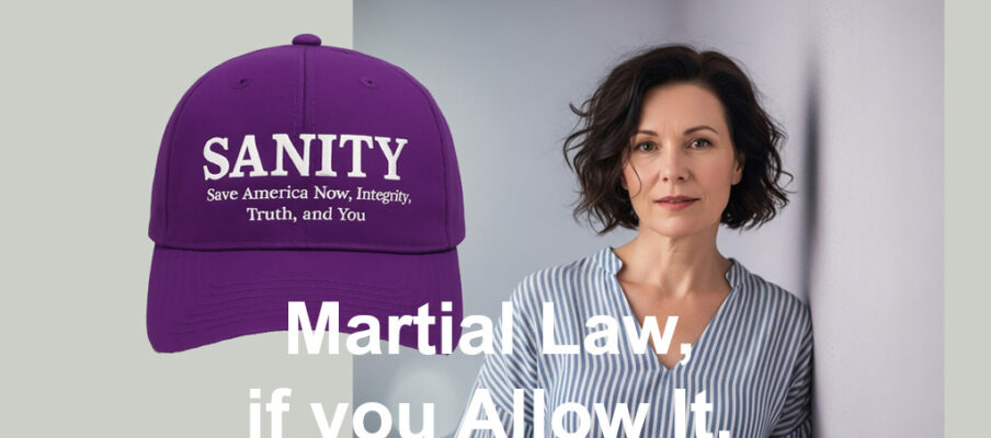 Martial Law, if you Allow It. Kiss Freedom Goodbye