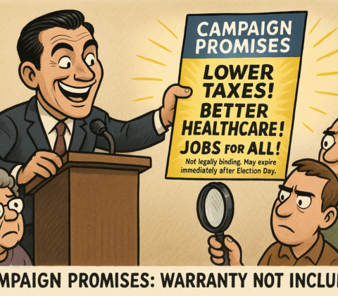 20250908 1118 politician's brochure gimmick simple compose 01k4n8pn23e7w8w6v6mqdcn4zp