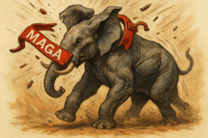 20251019 1224 elephant reclaiming dignity simple compose 01k7yyrxqdemdrzb6etc09teyd