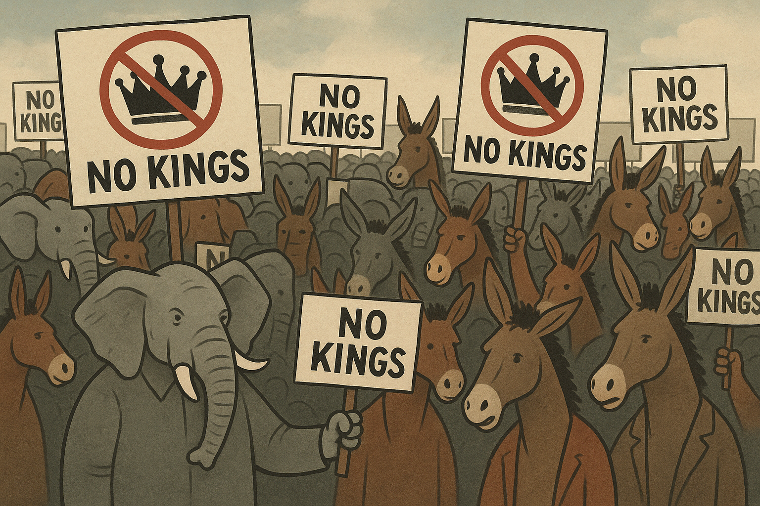 20251020 0947 animals' non partisan protest simple compose 01k81860freb8absb0db1hb8a0