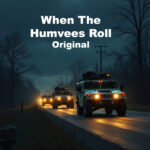 Humvees roll