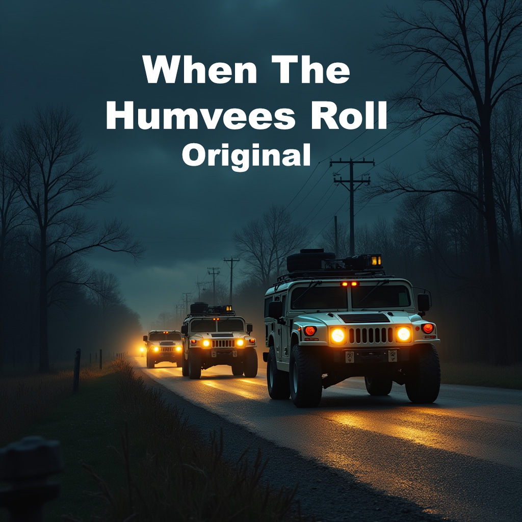 Humvees roll