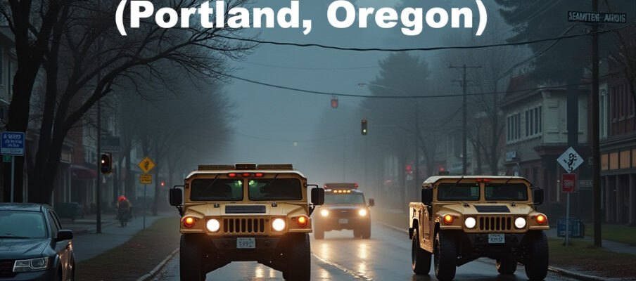 Humvees In Portland