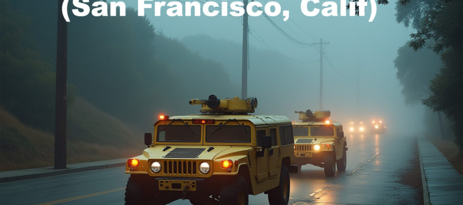 Humvees In San Francisco