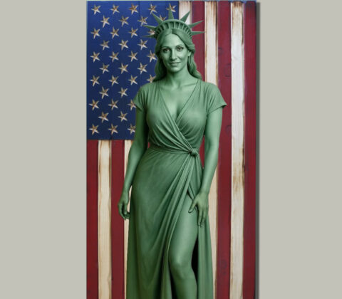 Libby green flag wide bg