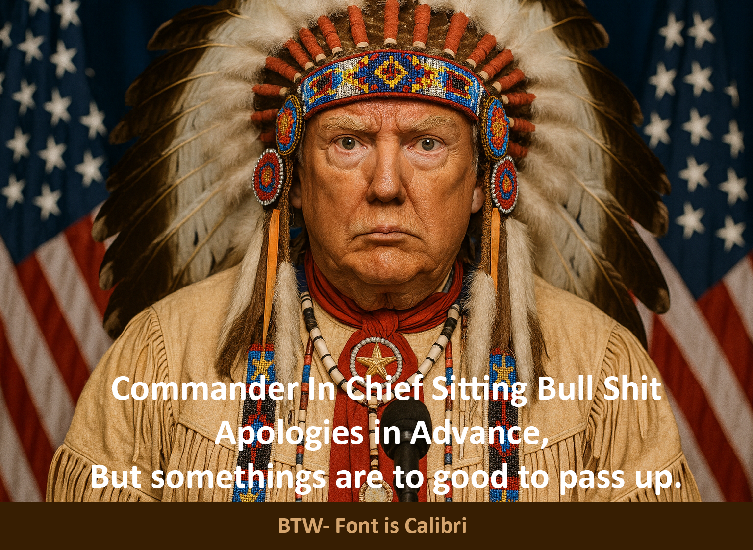 Commander in chief sitting bull shit (1)