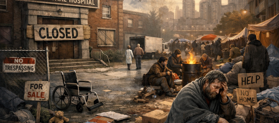 Heathcare – Closure of State Run Mental Facilities and Increase in Homeless Population