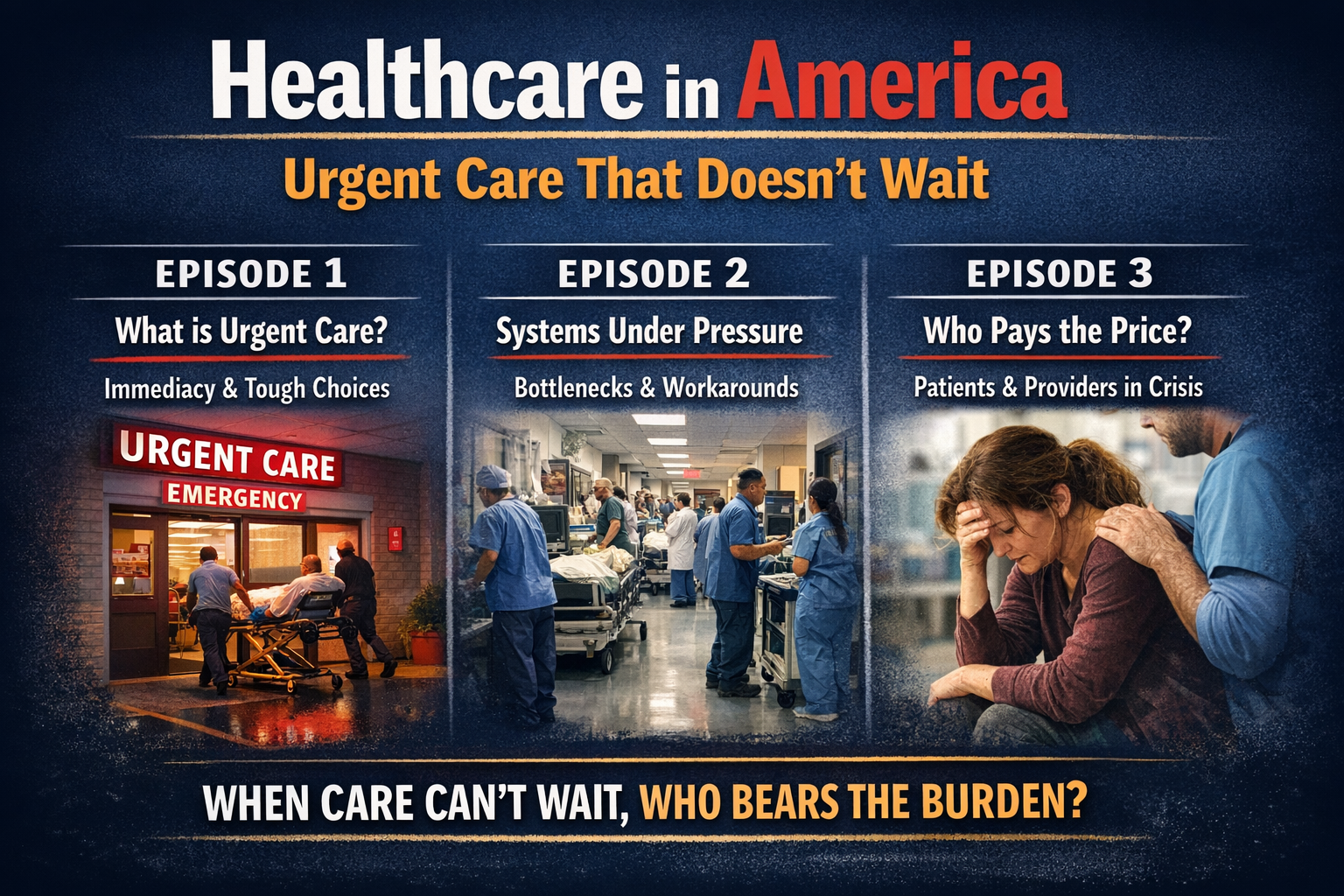 20260204 1722 Urgent Healthcare Challenges simple compose 01kgnp6mhhe79ra1454xjntqr0