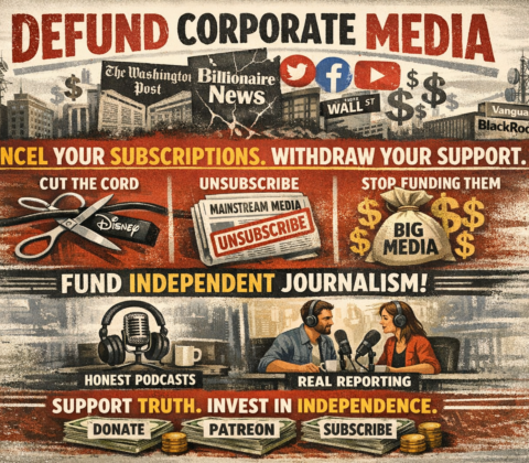 20260206 1511 Defund Corporate Media simple compose 01kgtkh5yxeq7ssktj8ary032z