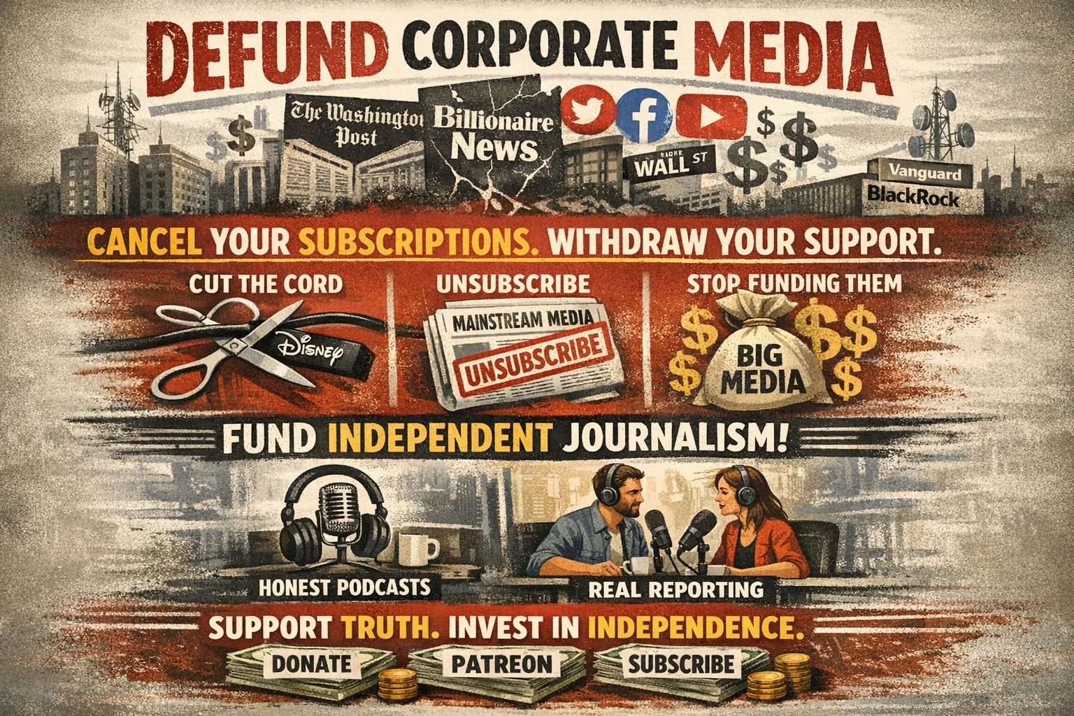 20260206 1511 Defund Corporate Media simple compose 01kgtkh5yxeq7ssktj8ary032z