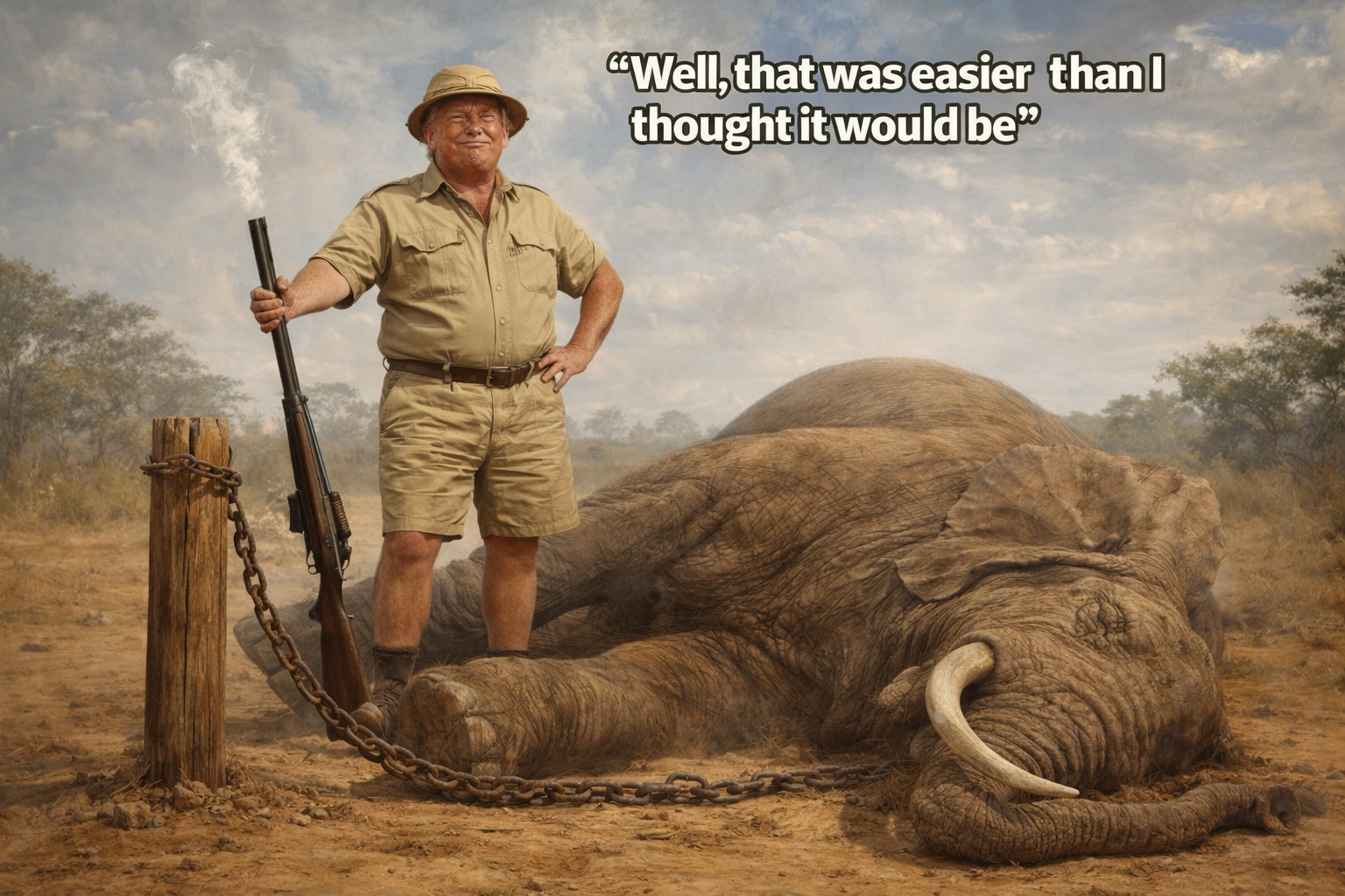 20260221 1153 Elephant Triumph Illustration remix 01kj0w5zfqff98r9hd33nrczkf