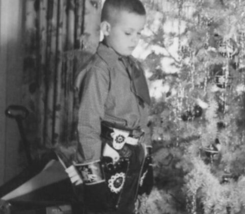 Christmas in Atascadero, probably 1953 .
