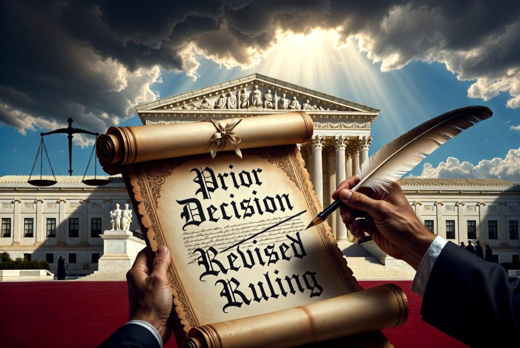 Changed ruling
