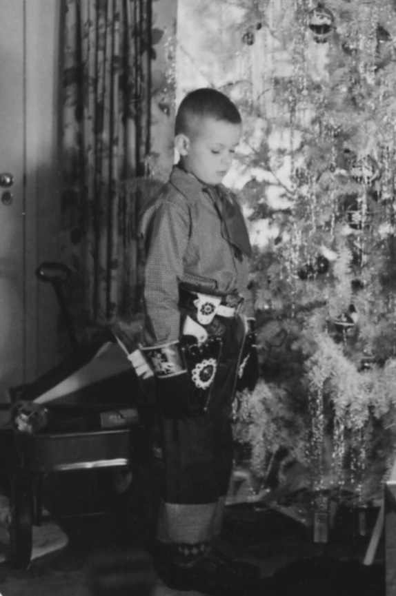Christmas in Atascadero, probably 1951.